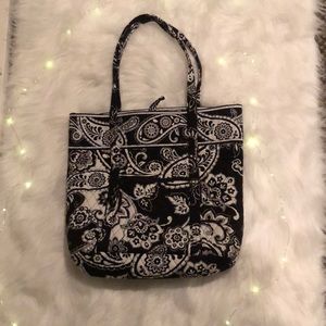 Vera Bradley Midnight Paisley Vera Tote